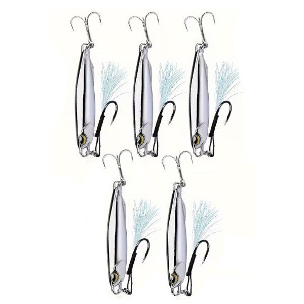 5pcs Metal Artificial Fishing Bait
