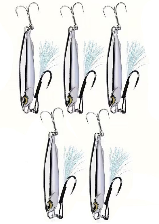 5pcs Metal Artificial Fishing Bait